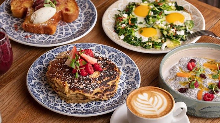 A farm-to-table brunch spread