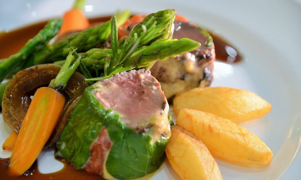 A plated main course at The Capetonian
