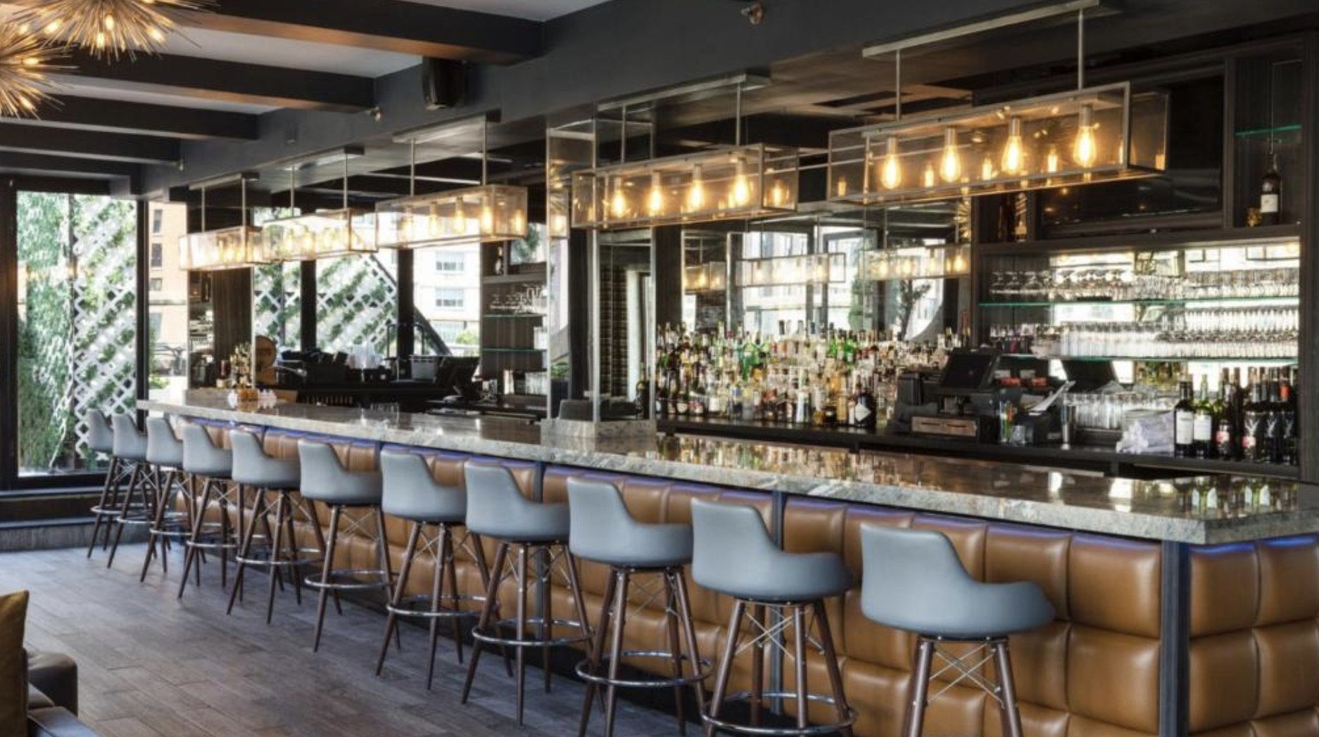 The rooftop bar at The Empire Hotel