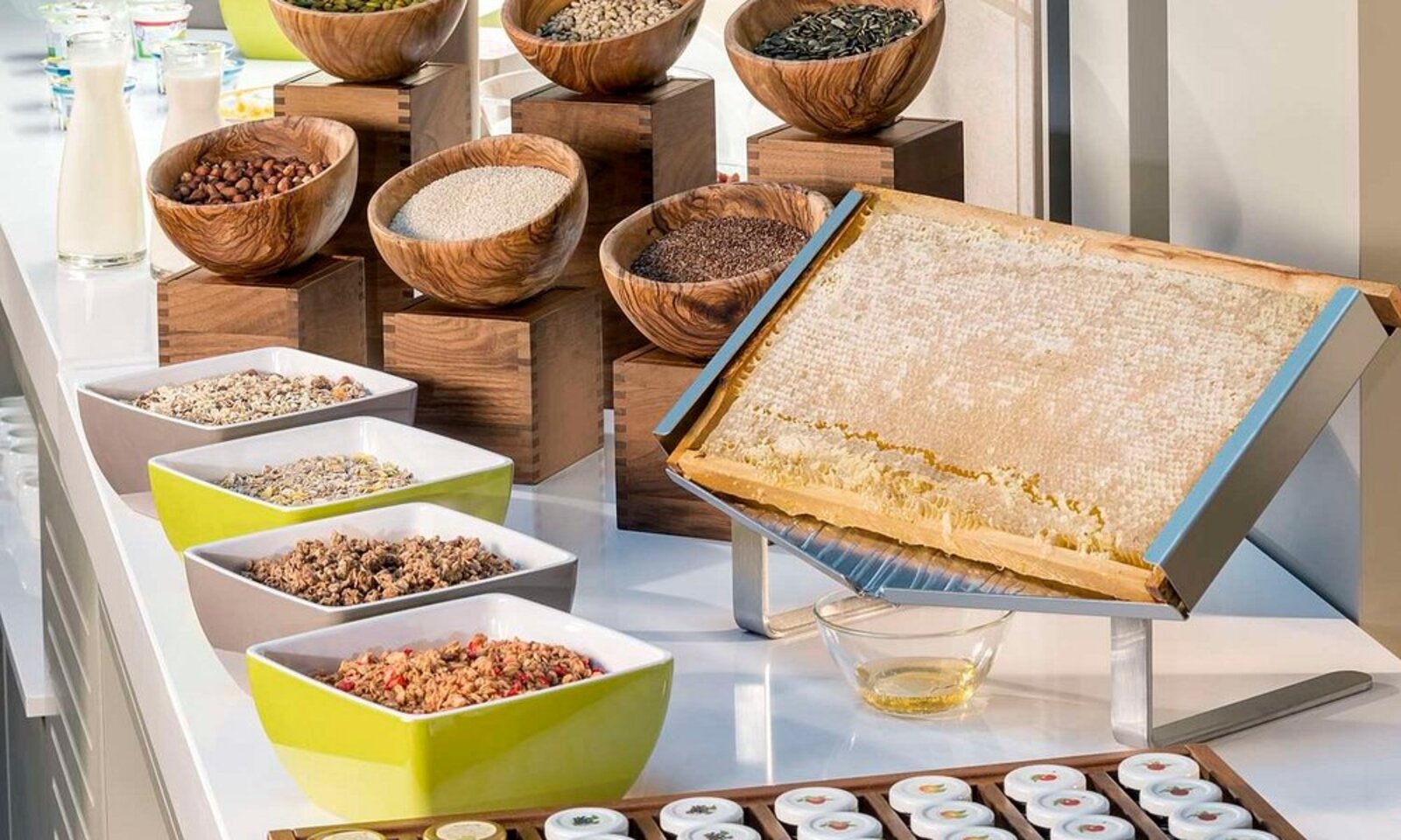 The breakfast buffet spread at NH Collection Berlin Mitte Friedrichstrasse